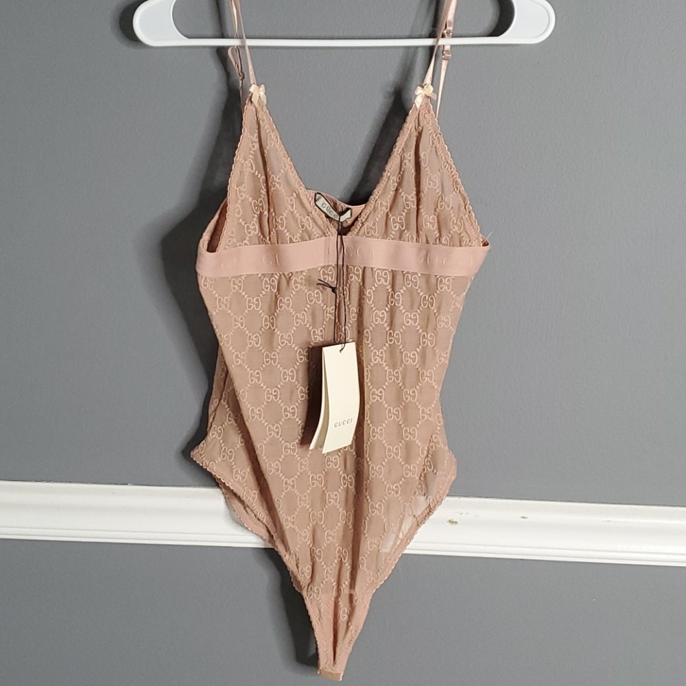 GG tulle bodysuit